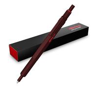 Rotring Bolígrafo 600 | Punta media | Tinta negra | Cuerpo metalizado completo | Trufa chocolate | Agarre estriado antideslizante y cuerpo hexagonal | Recargable