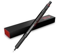rOtring 600 portaminas - Caja de metal - Grabado personalizado - Portaminas de alta calidad - Personalizable - Idea de regalo para hombres y mujeres (negro)
