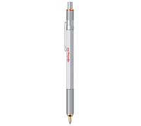 rOtring 800 bolígrafo | punta media | tinta negro | cuerpo plata | recargable
