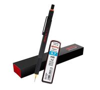 rOtring 800 - Portaminas de 0,7 mm, 1904446, color negro con recambios de mina Tikky extra, HB, 0,7 mm