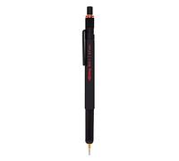 rOtring Portaminas 1900182 – Lápiz fino y lápiz táctil retráctil HB 0,7 mm cuerpo metal negro
