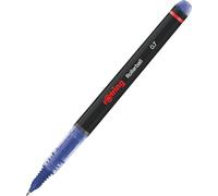 rOtring bolígrafo Rollerball, punta fina (0,7 mm) para una escritura limpia, tinta azul, 12 unidades