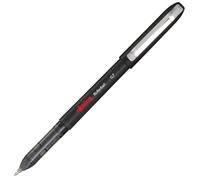 rOtring bolígrafo Rollerball, punta fina (0,7 mm) para una escritura limpia, tinta negra, 12 unidades