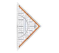 Rotring Juego de escuadras geométricas Centro con empuñadura 23 cm