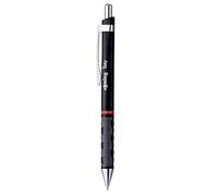 Rotring Tikky bolígrafo ligero con agarre de goma, cuerpo negro
