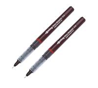 rOtring Tikky Graphic Rotulador de Punta Fina 0,20 mm, 2 Unidades - Tinta Negra