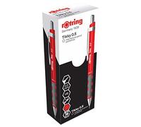 Rotring Tikky II - Lote de 12 portaminas 0,5 mm negro