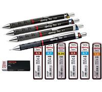 rOtring Tikky - Portaminas (4 piezas, incluye minas de repuesto y goma de borrar B20