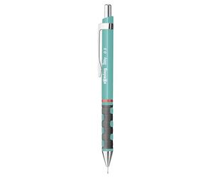Rotring Tikky portaminas en tonos pastel | HB de 0,5 mm | Azul mar | con agarres de goma cómodos | 12 unidades