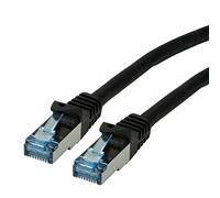 ROLINE 21152850 - Cable de conexión Cat.6a S/FTP PiMF negro 0,5m