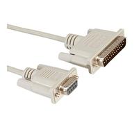 Rotronic ROLINE Cable de módem 9pol. BU - 25pin ST, 3 m