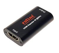 Rotronic ROLINE HDMI Repetidor I Amplificador de señal I HDCP Full HD, Compatible con 3D, Alcance de 20 m