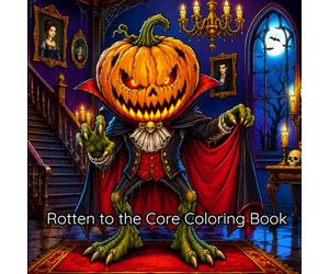 Rotten to the Core Coloring Book: Something rotten is lurking in the pumpkin patch