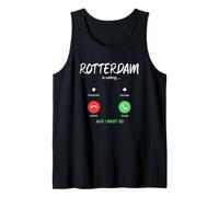 Rotterdam está Llamando y Debo IR a Holanda de Viaje Camiseta sin Mangas