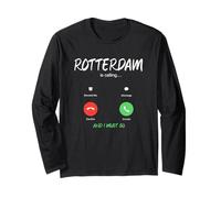 Rotterdam está Llamando y Debo IR a Holanda de Viaje Manga Larga