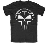 Rotterdam Terror Corps T Shirt Mens Summer Fashion tee Shirt Schwarz Hardstyle Gabba Hardcore Techno Black