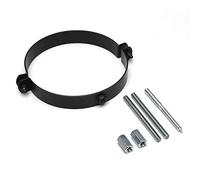 Rotthues Juego de 130 abrazaderas para tubo de estufa, color negro