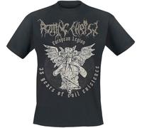 Rotting Christ 35 Years of Evil Existence Hombre Camiseta Negro 100% algodón Regular