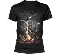 Rotting Christ 'Theogonia' (Negro) Camiseta (Reino Unido, Alpha, XL, Regular, Regular), Negro, XL