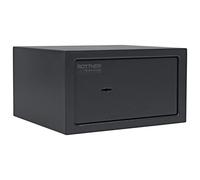 Rottner Caja fuerte para muebles Jupiter 2, Cerradura de doble paletón, Color antracita, AnxAlxP 31x17x28 cm, incluye Kit de fijación, Inserto de fieltro