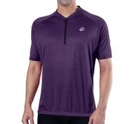ROTTO Maillot Ciclismo Hombre Camiseta Ciclismo Manga Corta Verano Serie con Cremallera 1/4 y Bolsillo con Cremallera