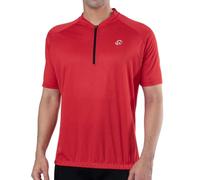 ROTTO Maillot Ciclismo Hombre Camiseta Ciclismo Manga Corta Verano Serie con Cremallera 1/4 y Bolsillo con Cremallera