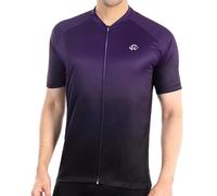 ROTTO Maillot Ciclismo Hombre Camiseta Ciclismo Verano Maillot Bici Hombre Manga Corta Colores sombreados con Bolsillo de Cremallera