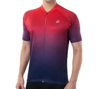 ROTTO Maillot Ciclismo Hombre Camiseta Ciclismo Verano Maillot Bici Hombre Manga Corta Colores sombreados con Bolsillo de Cremallera