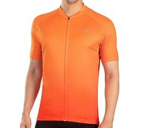 ROTTO Maillot Ciclismo Hombre Camiseta Ciclismo Verano Maillot Bici Hombre Manga Corta Colores sombreados con Bolsillo de Cremallera