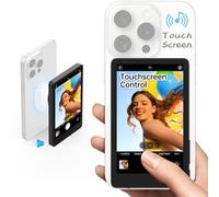 ROTTOGOON Monitor de Selfie para teléfono móvil, Pantalla táctil magnética para Selfie, Adecuado para Selfies, vlog y escenas de transmisión en Vivo TikTok, Compatible con iPhone y Android (Negro)