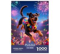Rottweiler 1000 Piezas Rompecabezas Mascotas Lindas Rompecabezas Familiar A Partir De 14 Años Rompecabezas De Decoración 38x26cm/1000pcs