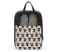 Rottweiler - Bolsas de zapatos de golf para viajes, para mujeres y hombres, con bonito estampado de perro Rottweiler, bolsas de zapatos de viaje para empacar en la maleta, bolos, baile, punta, fútbol