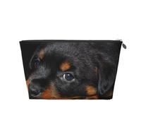 Rottweiler Cachorros Mascotas Perros Rottweiler Pequeños, Bolsa de artículos de tocador Bolsa de Maquillaje Bolsa de cosméticos Bolsa de artículos de tocador de Viaje portátil