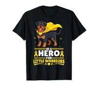 Rottweiler Dog Be A Hero For Little Warriors Infancia Camiseta