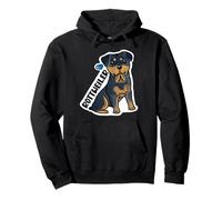 Rottweiler Dog Mom Rottie Dad Kawaii Doodle Rottweiler Sudadera con Capucha