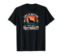 Rottweiler Dog Rott Mom Puppy Rottie Camiseta