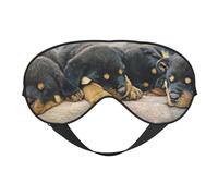 Rottweiler Dormir Perros Mascotas Cachorros Pequeños, Cubreojos completos Antifaz bloqueador de luz Antifaz para dormir Antifaz suave con los ojos vendados Noche