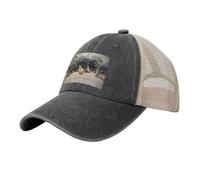 Rottweiler Dormir Perros Mascotas Cachorros Pequeños, Sombreros clásicos para papá, Gorras de Camionero Ajustables, Gorra de béisbol de Malla de Vaquero