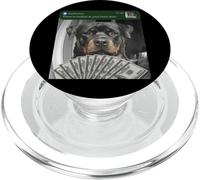 Rottweiler Hay Movimiento en tu Puerta Principal Rottie Silly PopSockets PopGrip para MagSafe