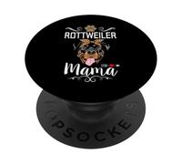 Rottweiler Mama Dog Lover Puppy Dog Mom Funny Mothers Day PopSockets PopGrip Adhesivo