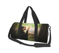 Rottweiler Mascotas Cachorro Perros Bokeh, Bolsa de Viaje de Gran Capacidad, Bolso Redondo, Bolsa de Viaje Deportiva, Bolsa de Mano, Bolsa de Fitness