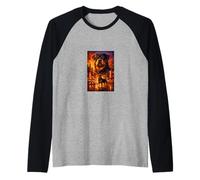 Rottweiler Paisaje Urbano Aventura Divertido Idea Amante Mascota Camiseta Manga Raglan