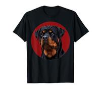 Rottweiler Perro Dueño Raza Mascota Retrato Cachorro Animal Camiseta