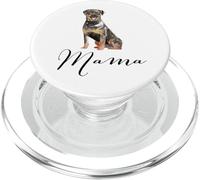 Rottweiler Perro Mamá Cachorro Mamá Perrito Madre Cachorro Mamá Mamá PopSockets PopGrip para MagSafe