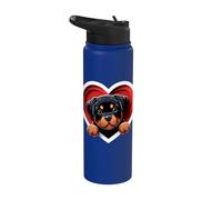 Rottweiler - Refugio de rescate para amantes de los perros Stainless Steel Insulated Water Bottle