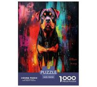 Rottweiler Rompecabezas Imposible,desafío for Adults Entretenimiento Creativo 1000 Piezas Obra De Arte De Juego De para Adultos Y Niños A Partir De 12 Años 70x50cm/1000pcs