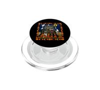 Rottweiler Rottie Haunted House Truco o Trato Linda Bruja PopSockets PopGrip para MagSafe