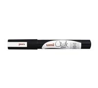 Chalk Marker Marcador Tiza LIQUIDA UNI BALL PWE 3MS 0 7 mm Negro
