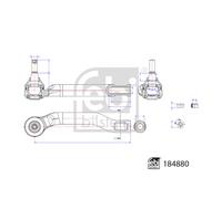 Rótula de dirección FEBI BILSTEIN 184880