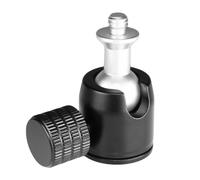 Rótula de trípode universal Mini rótula de trípode 1/4-20 Adaptador de base Grado para interfaz Estabilizador para cámara
